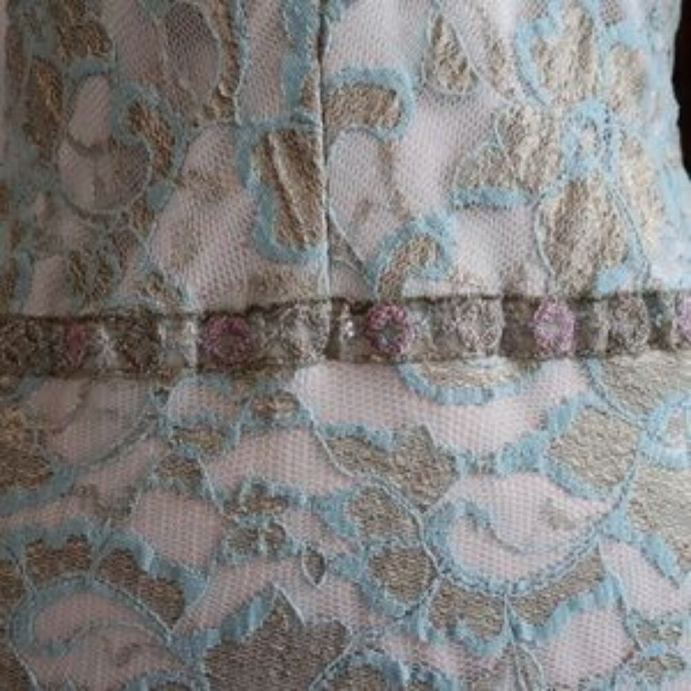 Alexia Admor ~ Blue Lace Dress ~ Size S - Picture 3 of 6